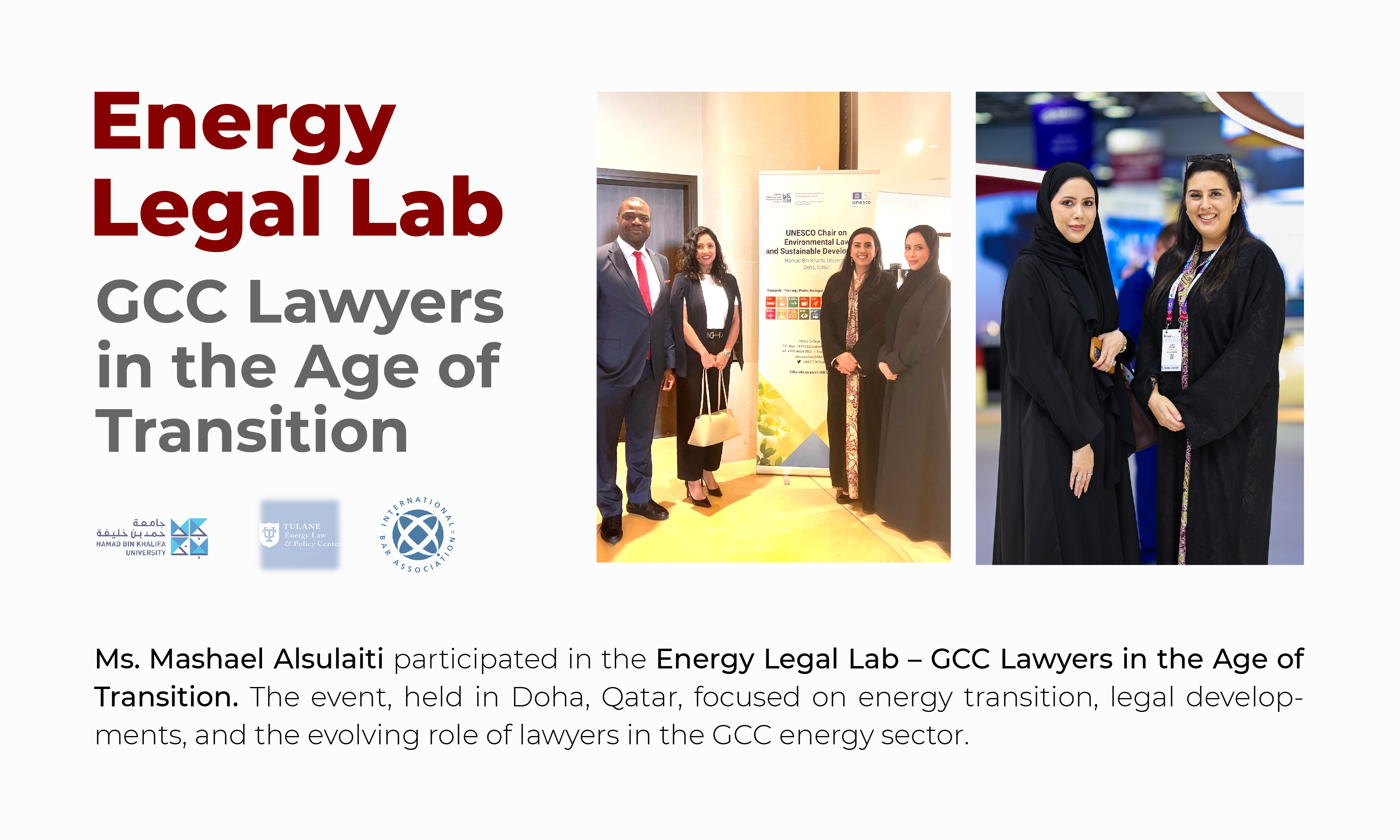  Participation in the Energy Legal Lab – GCC Lawyers in the Age of Transition